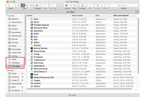 Restore Smart Searches To OS X Finder S Sidebar