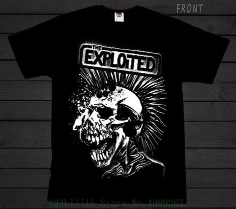 The Exploited Punks Not Dead T Shirt Metal Shirts Rock Shirts T Shirt