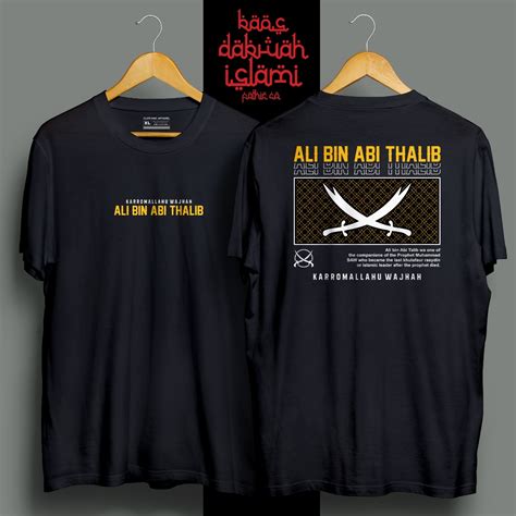 Jual Kaos Dakwah Tokoh Islami Depan Belakang Viral Terbaru Kekinian