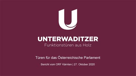 T Ren Parlament Unterwaditzer Gmbh Radio Bericht Orf K Rnten Youtube