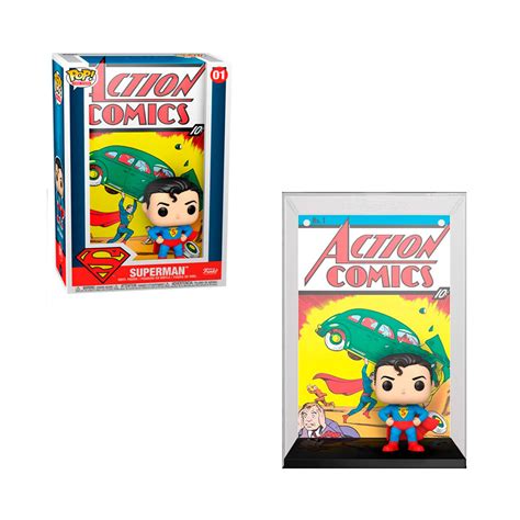 MuÑeco Funko Pop Comic Cover Dc Superman 01