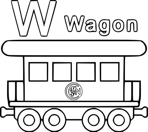 Wagon Coloring Page Free Printable Coloring Pages On