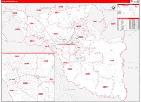 Maps of Richland County South Carolina - marketmaps.com