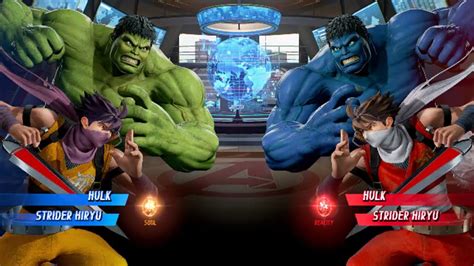 Hulk Strider Hiryu Vs Blue Hulk Strider Hiryu Very Hard Ai Marvel