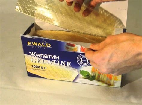 Как выглядит желатин после растворения