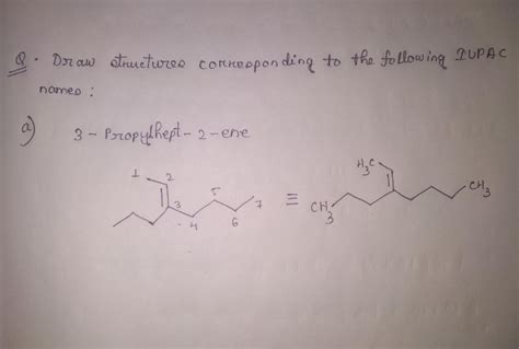 Solved Draw Structures Corresponding To The Following Iupac Names A