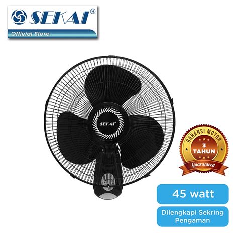 Jual Sekai Kipas Angin Dinding Remote Wall Fan Inch Wfn