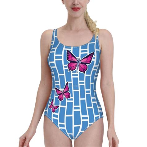 Swimwear 2024 Ocean Butterflies Part 1 Blue One Piece Swimsuit Black