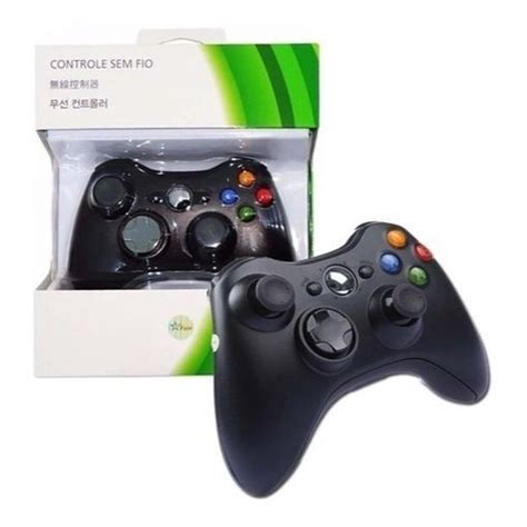 Controle Manete Sem Fio Xbox Joystick Wireless Pc Game Em Promo O