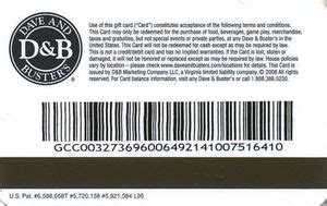 Gift Card: Dave and Buster's $25 (Dave and Buster's, United States of ...