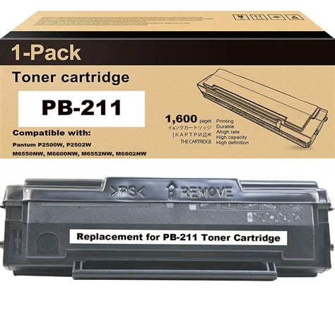 Tóner Compatible Pantum Negro Pb211 P2500 P2502 – oficinatuya