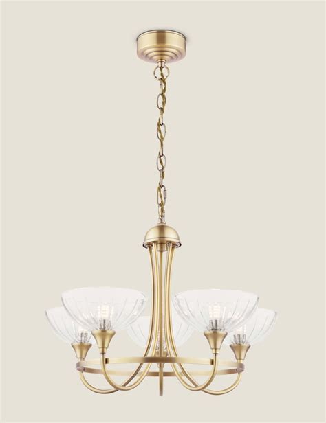 Wellham 5 Light Pendant Light Laura Ashley Mands