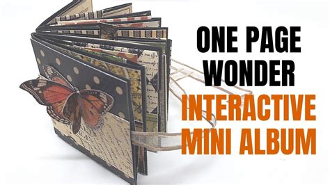 One Page Wonder Interactive Mini Album Youtube