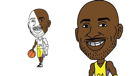 How To Draw Kobe Bryant Step By Step Tutorial For Beginners YouTube