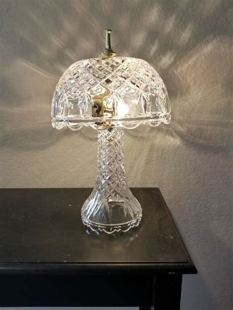 Vintage Crystal Table Lamp Table Lamp Lamp Crystal Table Lamps