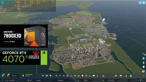 Cities Skylines II Ryzen 7800X3D And RTX 4070 TI SUPER Fps YouTube