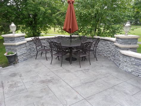 Rock Wall For Privacy Patio Ideas