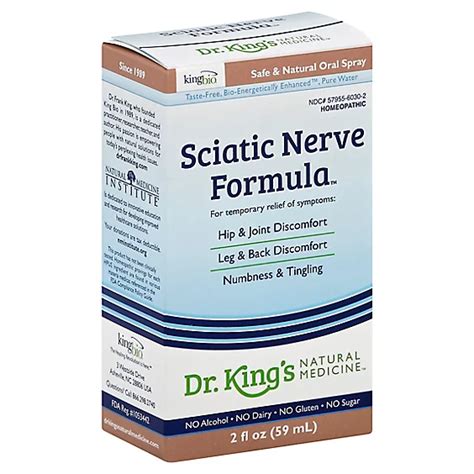 King Bio Dr Kings Natural Medicine Sciatic Nerve Formula Oral Spray 2 Fl Oz Safeway