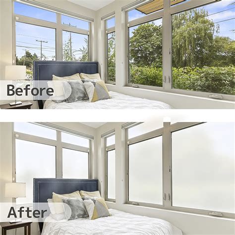 Privacy Made Easy with HIDBEA Frosted Window Film - Static Cling