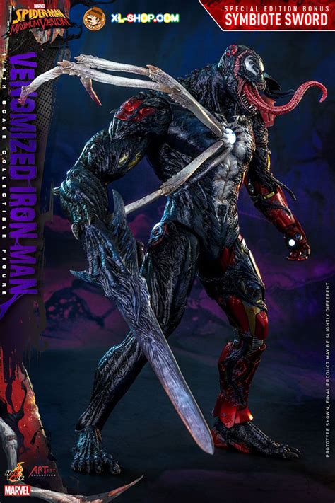 Hot Toys Ac B Marvel S Spider Man Maximum Venom Th Venomized Iron Man Special Edition