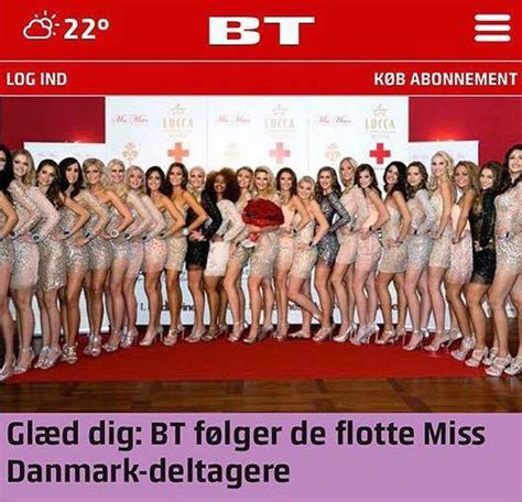 Deltagere S Ges Til Miss Danmark