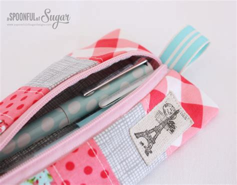 Patchwork Pencil Case A Spoonful Of Sugar Bloglovin