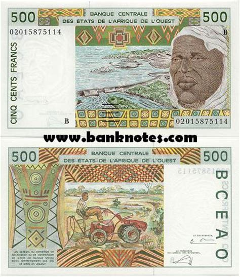 Banknotes.com - Benin 500 Francs 2002 - Benin Bank Notes, Paper Money ...