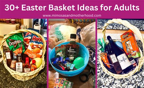 30+ Easter Basket Ideas for Adults - Mimosas & Motherhood