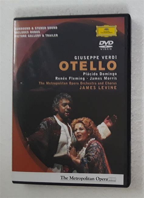 Otello Metropolitan Opera DVD 2004 Giuseppe Verdi James Levine