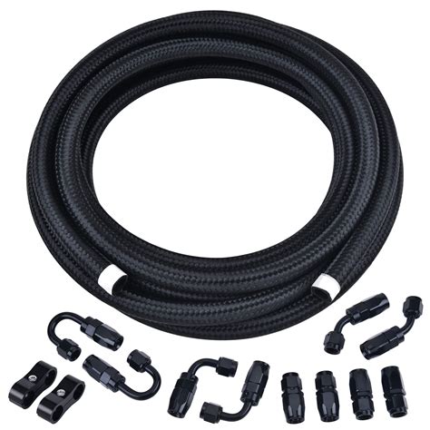 Buy EVIL ENERGY 8AN Fuel Line Kit 8AN Nylon Braided Fuel Line Hose