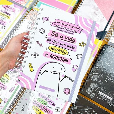 Caderno A5 Personal Flork Maisdimari Papelaria Personalizada