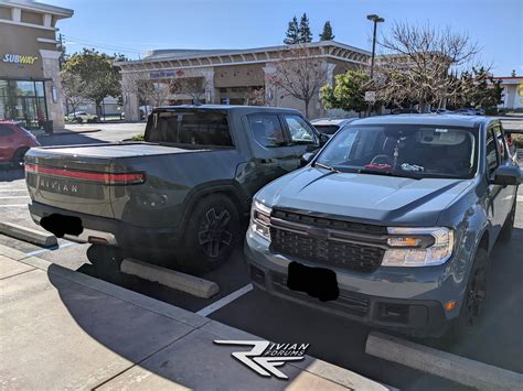 Na Truck Of The Year Finalists Rivian R1t Vs Ford Maverick Side By