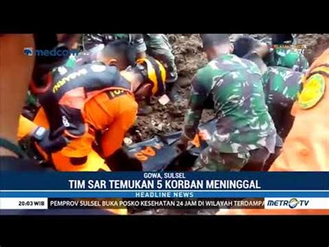 Tim SAR Temukan 5 Korban Banjir Sulsel Video Dailymotion