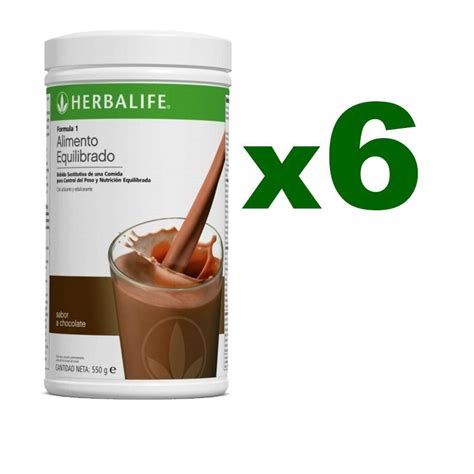 Pack de 6 uds Batido Fórmula 1 Herbalife Club Pedidos Herbal