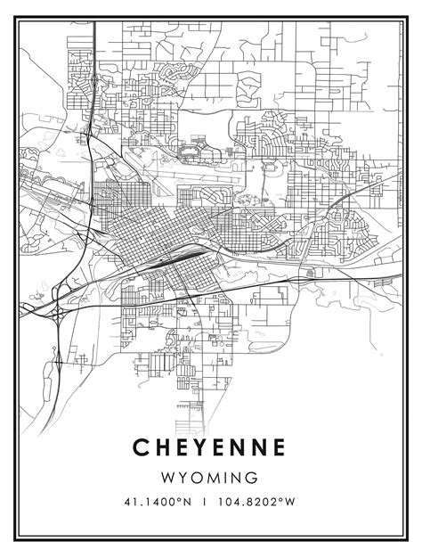 Cheyenne Zip Code Map