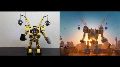 Lego Side By Side Comparison To Movie Emmets Construct O Mech 70814