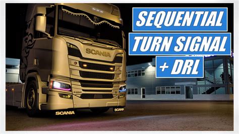 Ets Sequential Turn Signal Drl Various Colors For Scania