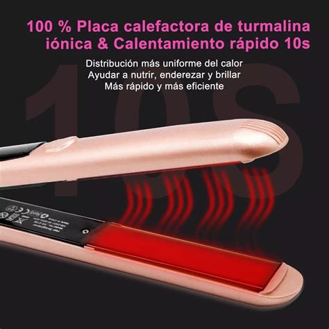 Plancha De Cabello Belug Color Rosa En Cer Mica Coppel