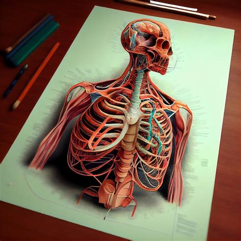 Anatomie des menschlichen skeletts 3d illustration menschlicher körper