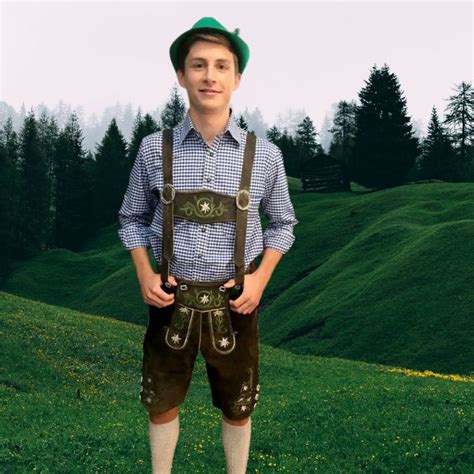 Culturally Inspired the German Tradition With Lederhosen Men