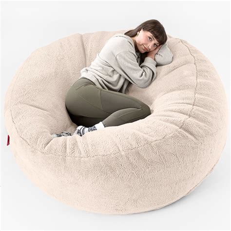 Lounge Pug Pom Pom Giant Bean Bag Sofa Mega Mammoth Beanbag Pink Big Bertha Original Ie