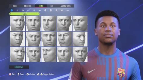 Fifa 22 How To Make Ansu Fati Pro Clubs Look Alike Youtube