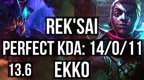 Rek Sai Vs Ekko Jng Legendary M Mastery Games