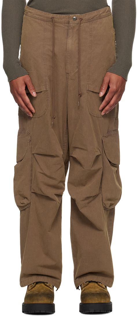 Pantalon De Travail Cargo Brun Entire Studios En Solde