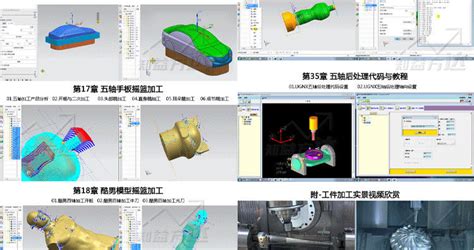 Ug Nx 100編程視頻教程 全套建模教學數控加工多軸四軸五軸後處理u盤128g