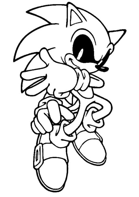 Desenhos De Sonic Exe Para Colorir Pintar E Imprimir Colorironline