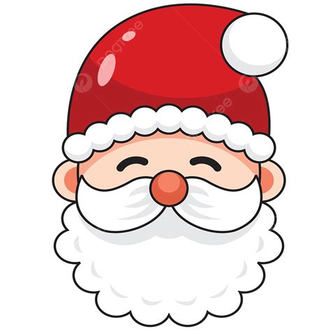 Cabeza De Dibujos Animados De Santa Claus Png Dibujos Pap Noel