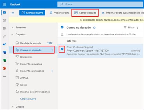 Outlook Recibir Correos En Una Carpeta Image To U