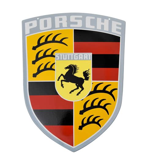 Porsche Crest Enamel Plate Porsche Doncaster Online Shop