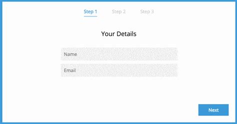 22 Multi Step Html Forms W3 Tweaks